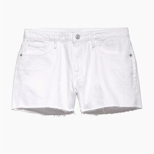 Frame White Denim Shorts